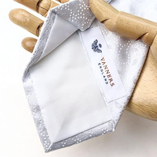 驚きの値段 フォーマルタイ Fairfax フェアファクス パールグレー 日本製 ネクタイ 礼装 シルク100 バーナーズ 英国生地 ペイズリー小紋柄 レギュラータイ Hassoncaterers Com