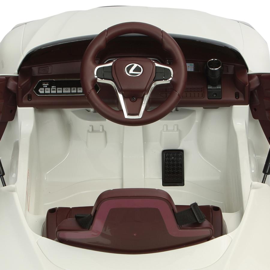 ミズタニ リモコン電動乗用レクサスLC500 ホワイト 4985404040653 