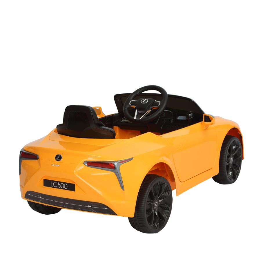 ミズタニ リモコン電動乗用レクサスLC500 オレンジ 乗用玩具 子供用