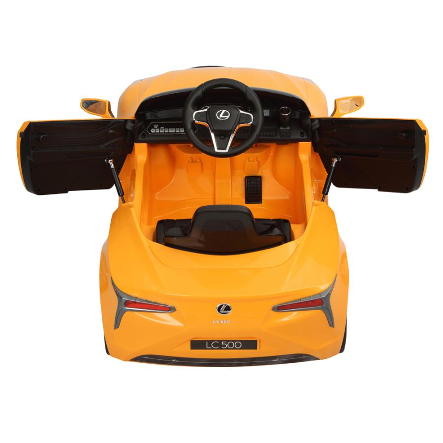 ミズタニ リモコン電動乗用レクサスLC500 オレンジ 乗用玩具 子供用