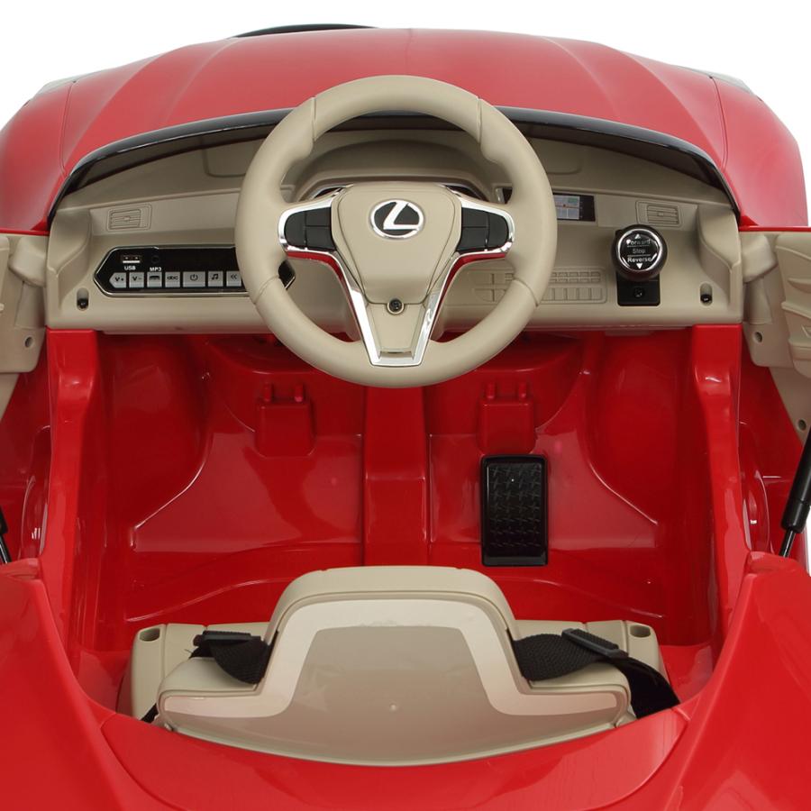 レクサス LC500 1人乗り 子供用 電動自動車 リモコン付き おもちゃ ミズタニ リモコン電動乗用レクサスLC500 レッド 乗用玩具 子供用