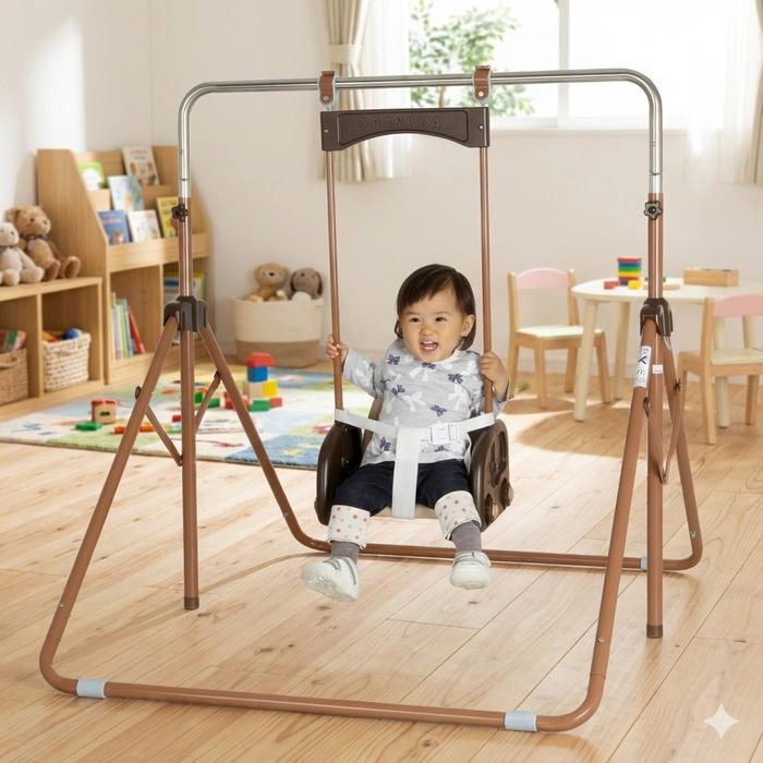 送料無料 関東から関西まで】オリンピア鉄棒2 ブラウン 純ステンレス