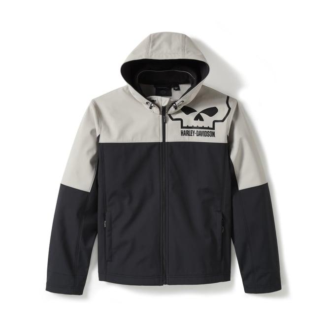Harley Davidson Willie G スカル撥水ソフトシェルジャケット Harley Davidson Willie G スカル撥水ソフトシェルジャケット