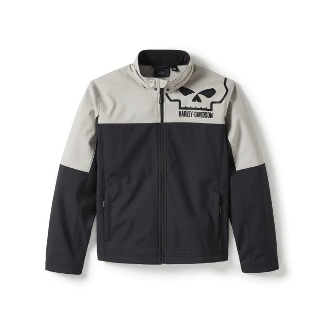Harley Davidson Willie G スカル撥水ソフトシェルジャケット Harley Davidson Willie G スカル撥水ソフトシェルジャケット