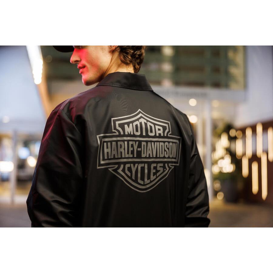 Harley Davidson B&S コーチジャケット 97460-24VM ブラック Harley Davidson B&S コーチジャケット 97460-24VM ブラック