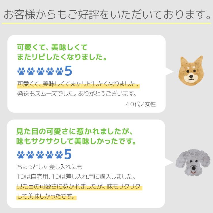 犬 お菓子 クッキー 焼き菓子 詰め合わせ いぬさんクッキー ( 10枚入 ) 個包装 グリーン 2個セット 柴犬 プードル ギフト いぬさんのポストカードつき｜netshop-sakurado｜07