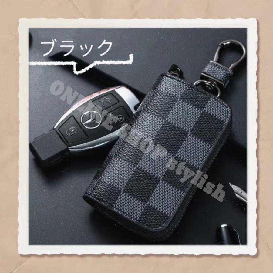 スマート キーケース 大人気 ブランド風 格子 チェック 6連 メンズ レディース 男女兼用 父の日 母の日 誕生日 記念品 プレゼント ギフト クリスマス ポイント 正規品