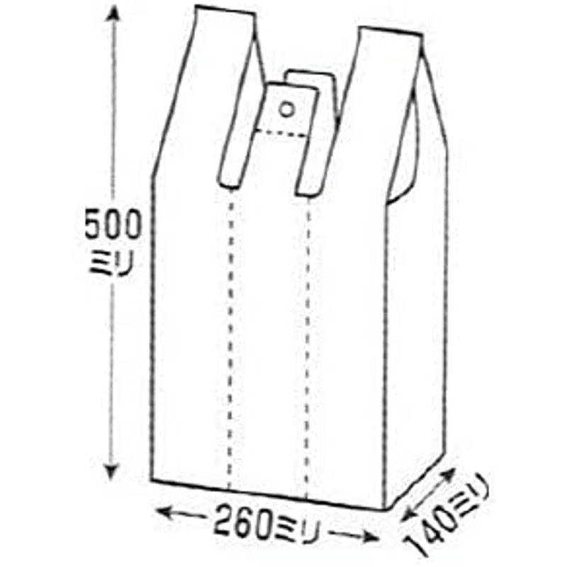 レジ袋　乳白　TA40　西日本40号、東日本30号　3000枚（100枚×30冊）　1ケース