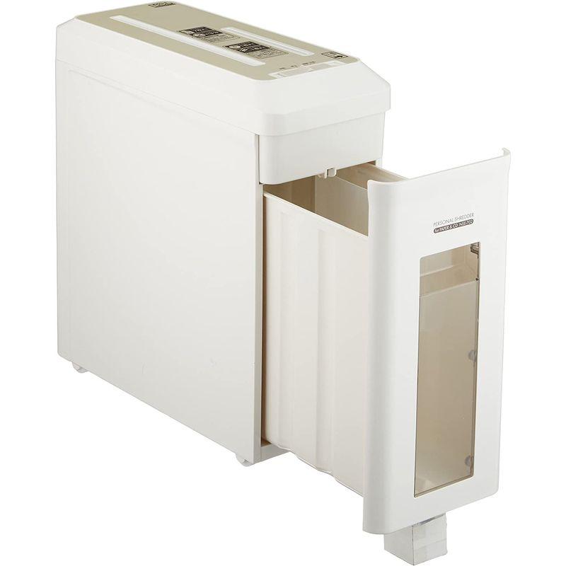 新色追加ナカバヤシ シュレッダー 家庭用 CD・DVD ホワイト 電動 スリムタイプ NSE-702W はさみ、カッター、裁断機 ナカバヤシ シュレッダー 家庭用 電動 CD・DVD クロスカット ホワイト Z2781