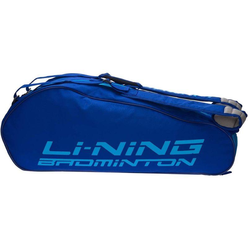 LI-NING ABJN018-2 ブルー ラケットバッグ 6本用 バドミントン リーニン 20230502015335-01522  ネットショップ ウィステリア 通販 