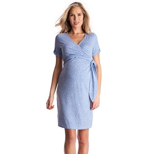 新発 Seraphine セラフィン マタニティワンピース Renata Ss ショートスリーブドットモックラップマタニティワンピース U 最新の激安 Bitcoinbro Frankhawley Com