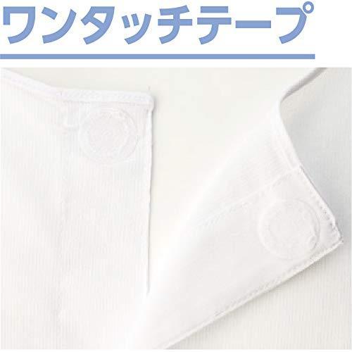 半袖クレープワンタッチシャツ(2枚組)(紳士) ホワイト LL 38837-03｜netshop-wisteria｜04