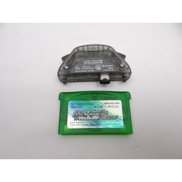 い*照様 ゲームボーイアドバンス　ポケモン　エメラルド　ワイヤレスアダプター・箱 ポケットモンスター エメラルド (ワイヤレスアダプタ同梱) 箱