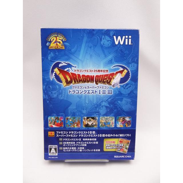 ドラゴンクエスト25周年記念 ファミコン&スーパーファミコン ドラゴンクエストI・II・III　初回生産特典 実物大! ちいさなメダル同梱 - Wii