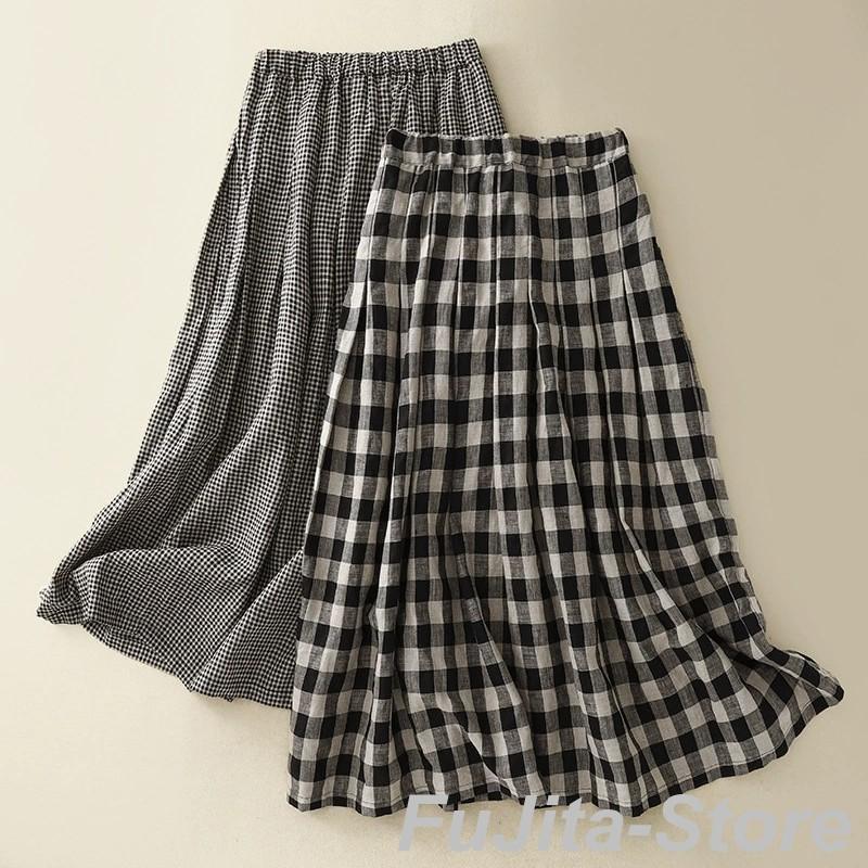 スカート ロング チェック柄 フレアスカート タータンチェック 春 夏