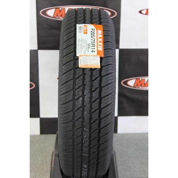 MAXXIS マキシス MA-1 P205/75R14 95S ホワイトリボンタイヤ 205/75-14 White Ribbon【2025年製】の画像