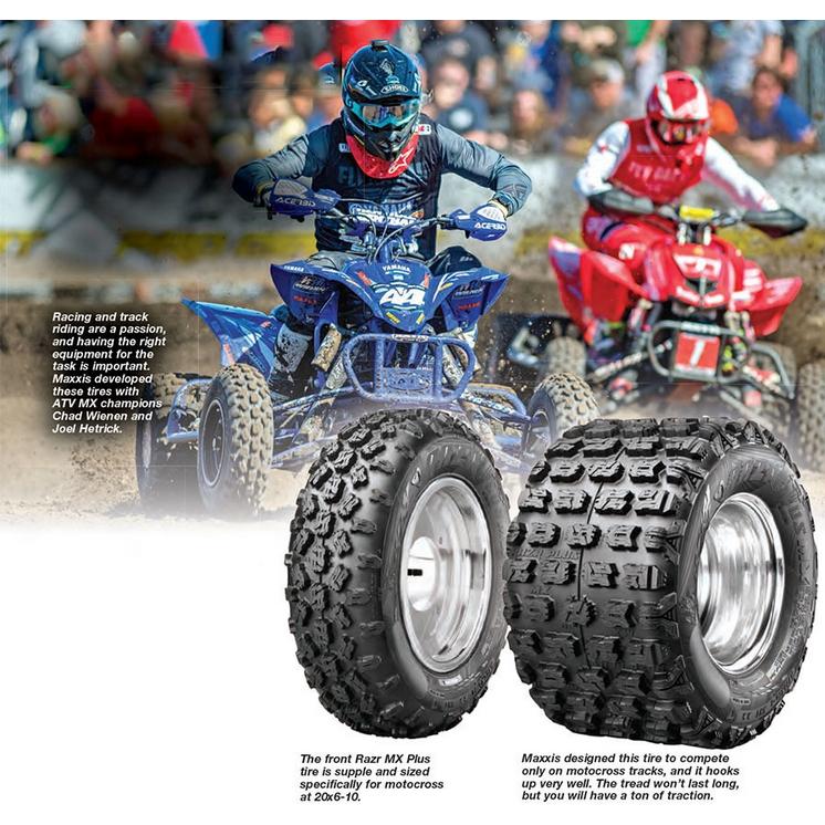 MAXXIS（マキシス） MS-CR2 RAZR PLUS MX AT18×10-8 4PR ATVタイヤ