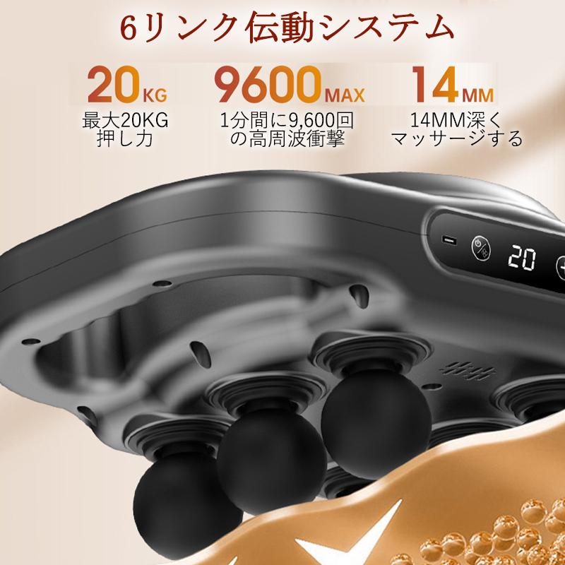 即納 マッサージガン マッサージ器 筋膜リリース 電動 強力 6つ 即納 マッサージガン マッサージ器 筋膜リリース 電動 強力 6つ