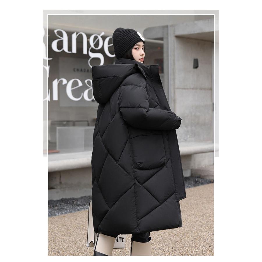 中綿コート レディース 中綿ジャケット フード付き ダウン