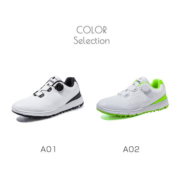 ゴルフシューズ メンズ レディース ダイヤル式 スパイク靴 レディース 耐滑 シューズ ゴルフ スニーカー ゴルフ 革靴 防水 通気 滑る防止 運動靴 くつ スポーツ ネットショップカイ Hx21dec26ngefx05 耐滑 安い特価割引