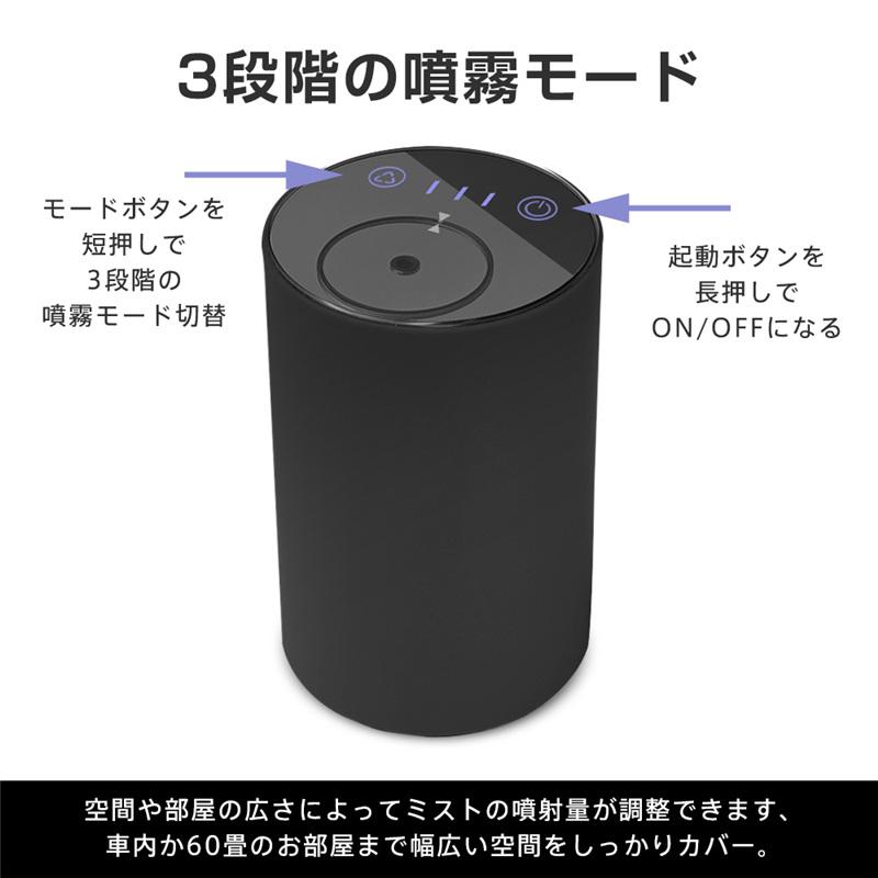 爆買 昇級版！アロマディフューザー 水なし 車用 ディフューザー