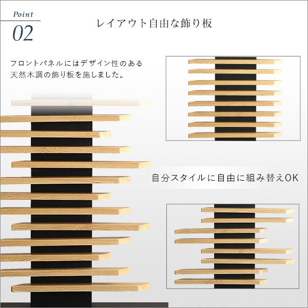 最大100インチ対応 デザインテレビスタンド 32〜100インチ対応 高さ調整可能 シンプル スリム 省スペース シャビーオーク ウォールナット |  | 08