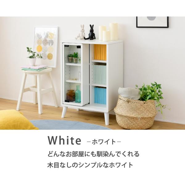 飾り棚付き本棚　スライド式 89919-01.jpg