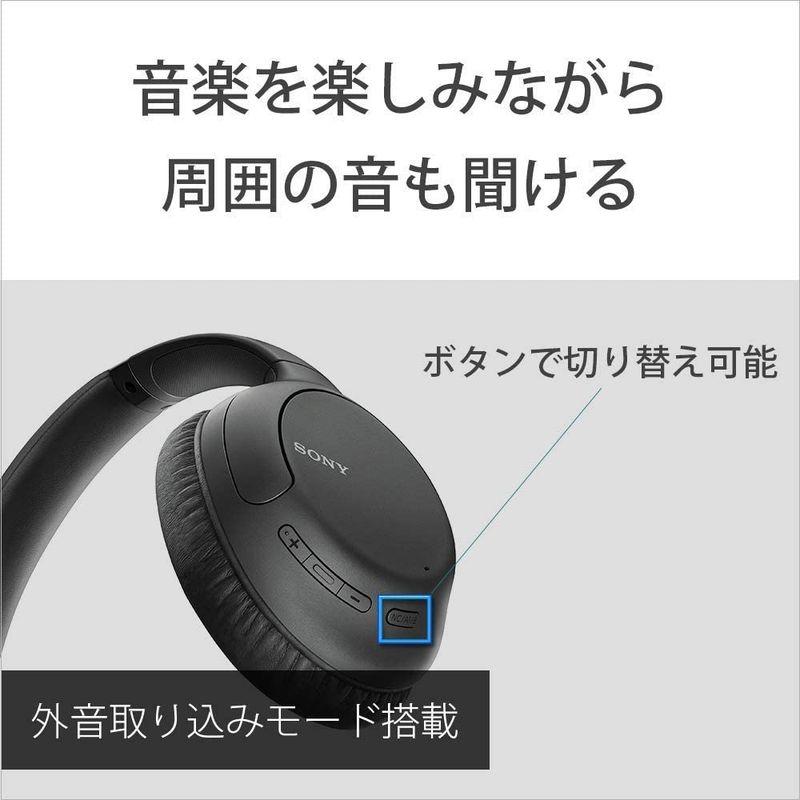 ほぼ未使用 ソニー ワイヤレスノイズキャンセリングヘッドホン WH-CH710N : Bluetooth対応 最大35時間連続再生 マイク付き 2020 【2176360263】(12273円)