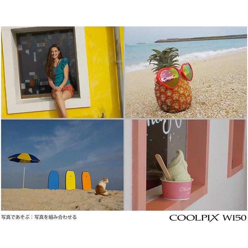 【値段交渉可：送料込】 Nikon デジタルカメラ COOLPIX W150 防水 W150WH クールピクス ホワイト 【ZY6521858804】(23386円)