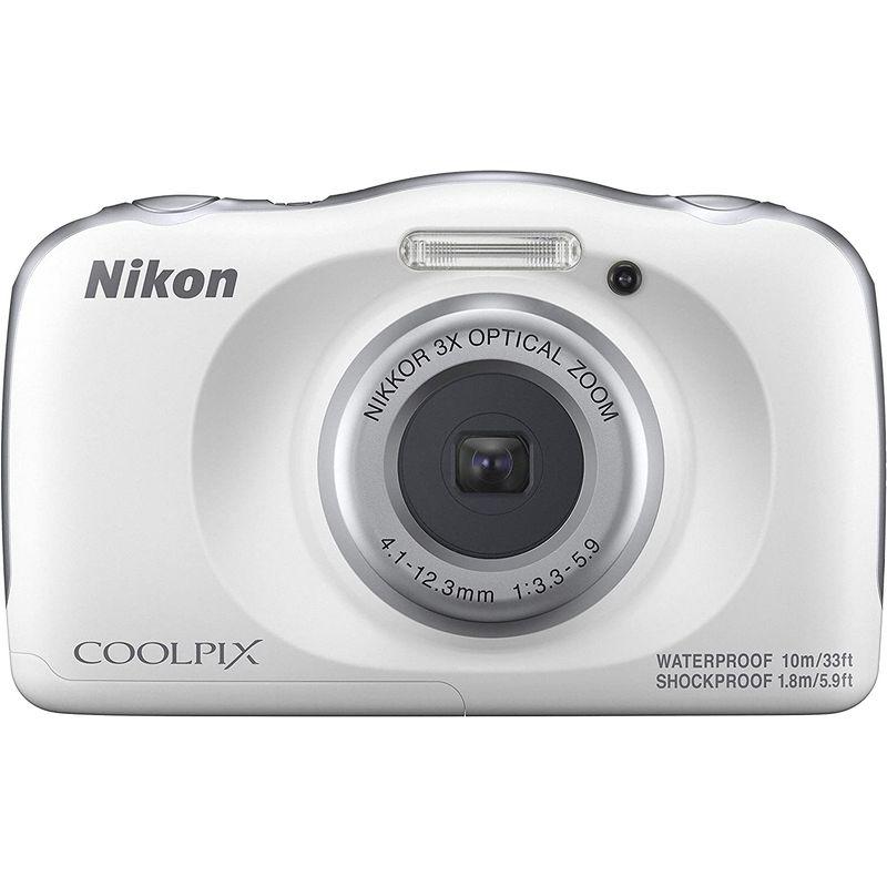 【値段交渉可：送料込】 Nikon デジタルカメラ COOLPIX W150 防水 W150WH クールピクス ホワイト 【ZY6521858804】(23386円)