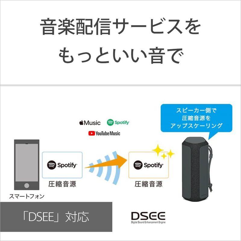 ソニー ワイヤレススピーカー SRS-XE200 :防水 IP67/広いリスニングエリア/ハンズフリー通話/ロングバッテリー16時間/SRS XE200 ワイヤレススピーカー SRS 防水 IP67/広いリスニングエリア/ハンズフリー通話/ロングバッテリー16時間/SRS