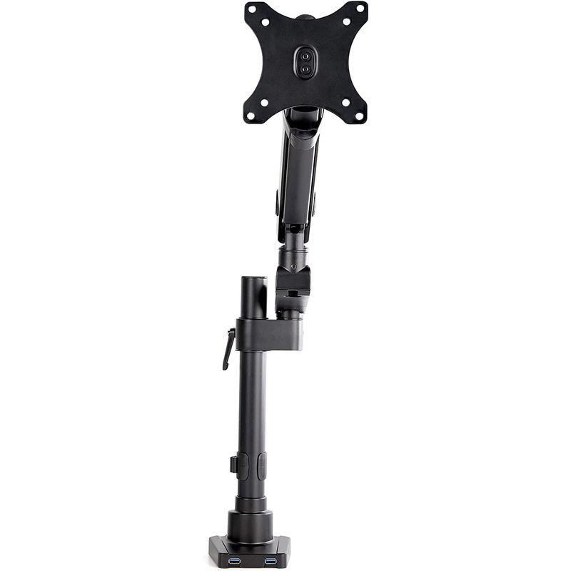 StarTech.com 液晶モニターアーム ポールマウント型 クランプ式/グロメット式 VESA規格34インチディスプレイ対応 2ポートU com 液晶モニターアーム ポールマウント型 クランプ式/グロメット式 VESA規格34インチディスプレイ対応 USB