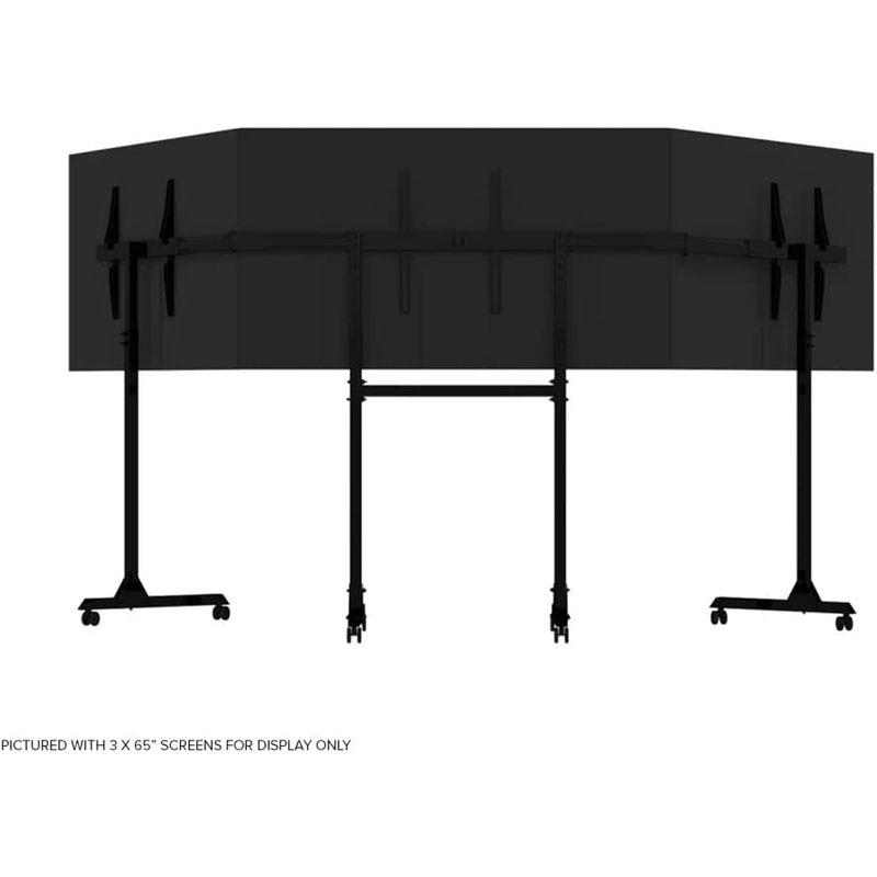 【メール便】 Next Level Racing 独立モニタースタンド Free Standing Triple Monitor 3面独立スタンド VES 【T9850532505】(35322円)