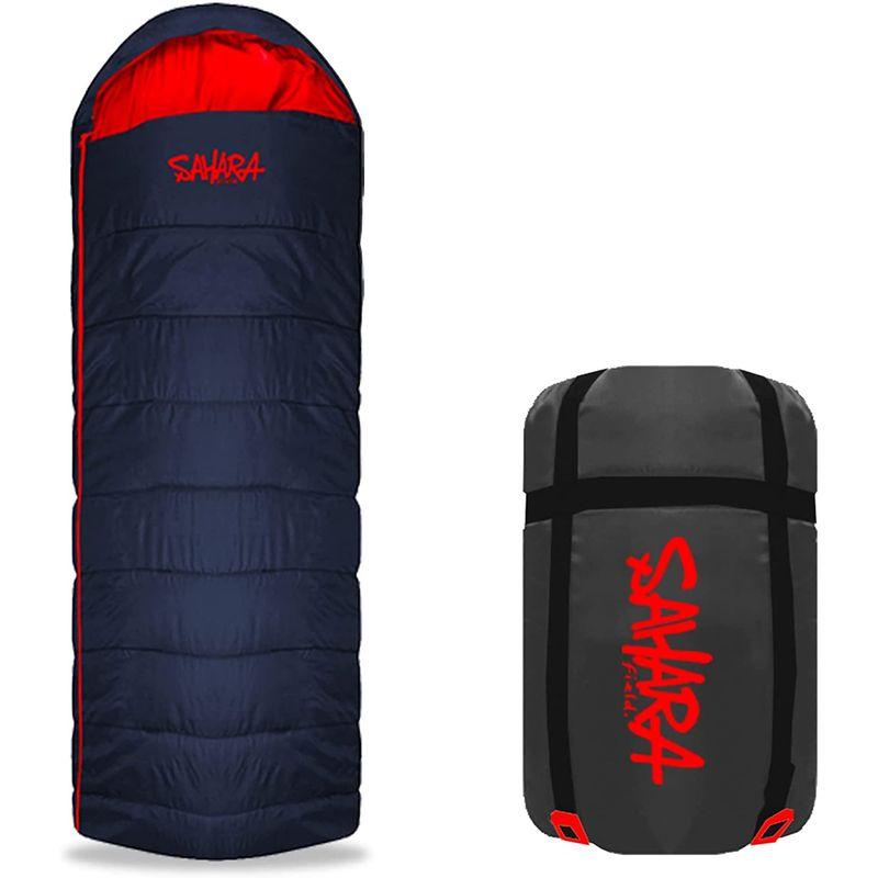 FieldSAHARA 寝袋 シュラフ 封筒型 冬 冬用 ダウン コンパクト 限界温度-25度 (ネイビー) FieldSAHARA 寝袋 シュラフ 封筒型 冬 冬用 ダウン コンパクト 限界温度 25度 ネイビー 　