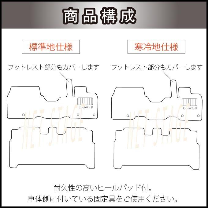 デイズ B40W MC前 フロアマット チェック柄 純正仕様 日本製｜netstage5150｜08