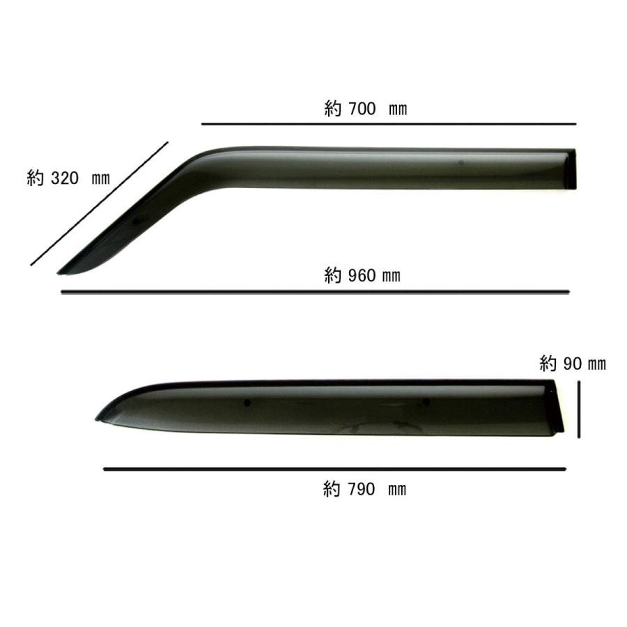 初回限定】ラパン HE33S サイドバイザー ドアバイザー 外装、ボディ