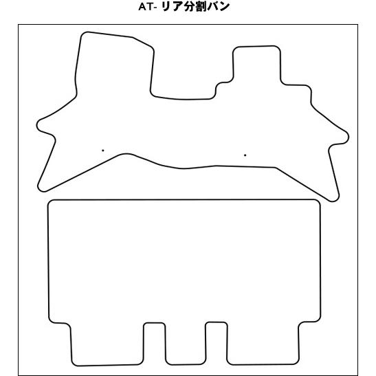 エブリイワゴン  現行車 DA17S フロアマット チェック黒白 カーマット エブリイワゴン 現行車 DA17S フロアマット チェック黒白 カーマット