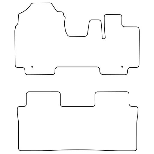 スズキ（SUZUKI） スペーシア MK54S MK94S 純正型フロアマット(無地 