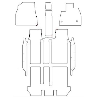 ヴォクシー トヨタ 90系 純正型シンプル(ループ生地)フロアマット 純正