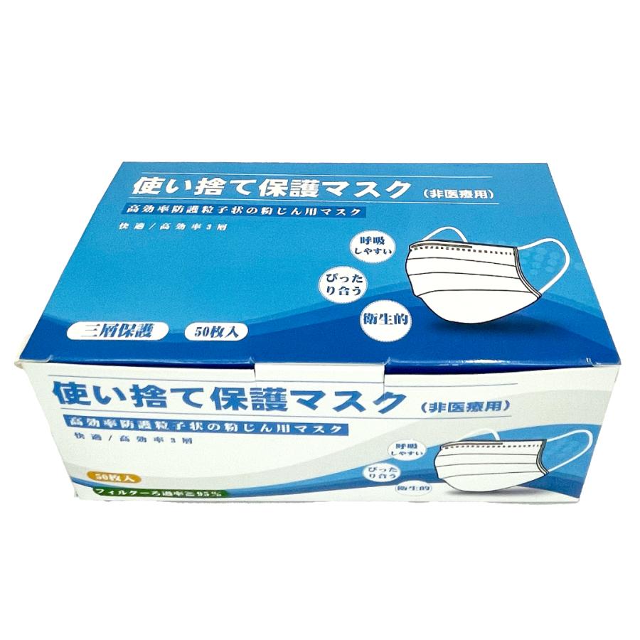 使い捨てマスク 不織布 1ケース＜50枚入り×40箱＝合計2,000枚