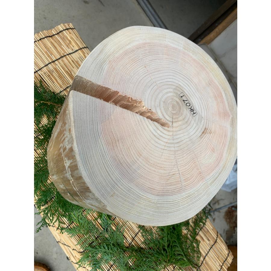 【値下げ・現品限り】丹波ヒノキ丸太 直径 約26〜28cm 高さ 約31cm | ブランド登録なし | 14