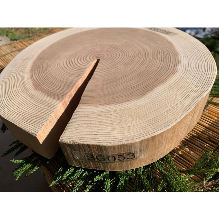 【限定品】丹波杉 直径約35〜39cm 厚さ約5〜6cm 皮剥ぎ | ブランド登録なし | 04