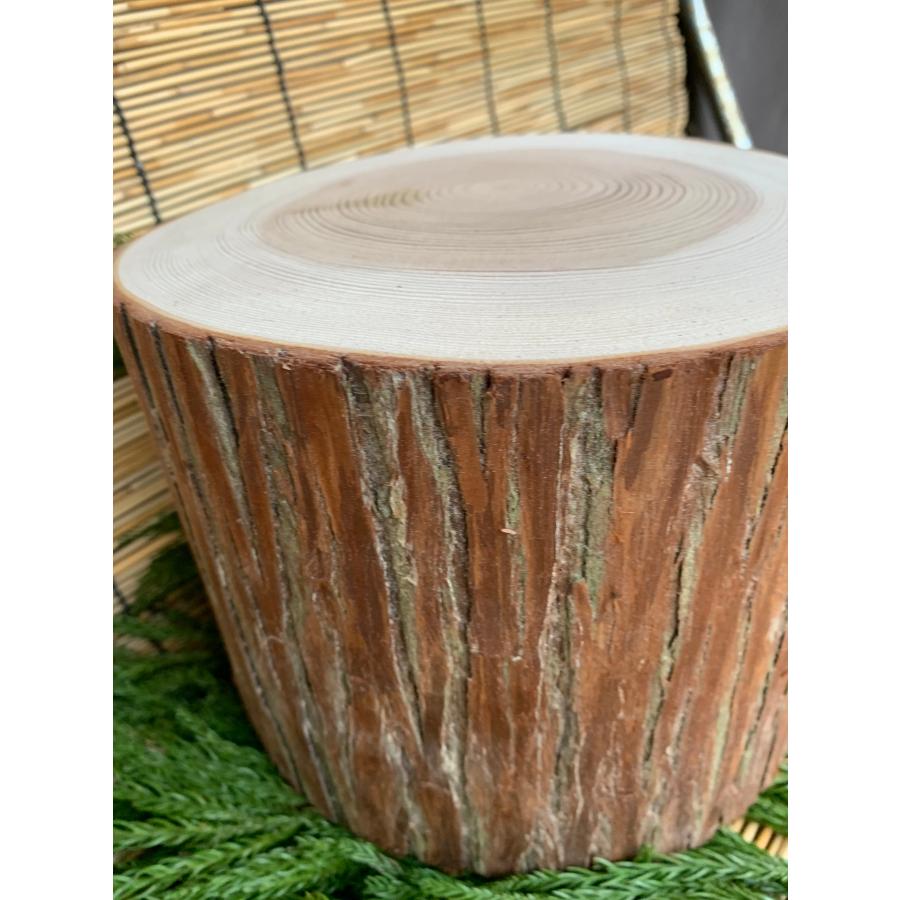 (皮付き)丹波産 杉丸太 直径 17〜20cm 高さ14〜15cm | ブランド登録なし | 02