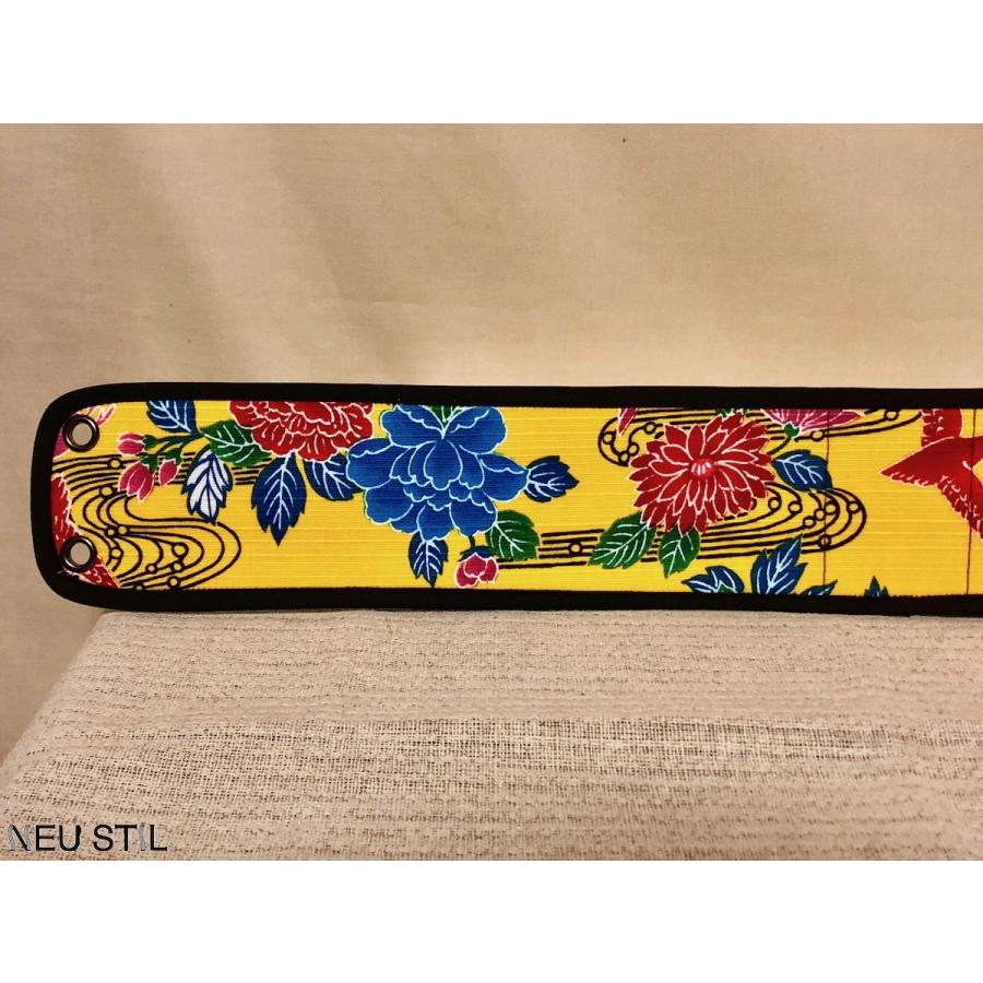 三線 胴巻き ティーガー 紅型 沖縄県産 黄 : NEU STIL - 通販 - Yahoo 