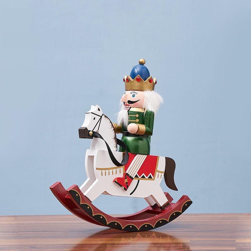 置物 木馬にまたがるくるみ割り人形 木製 兵隊と王様 グリーン Cos3723c078 ノイシュタットyahoo 店 通販 Yahoo ショッピング