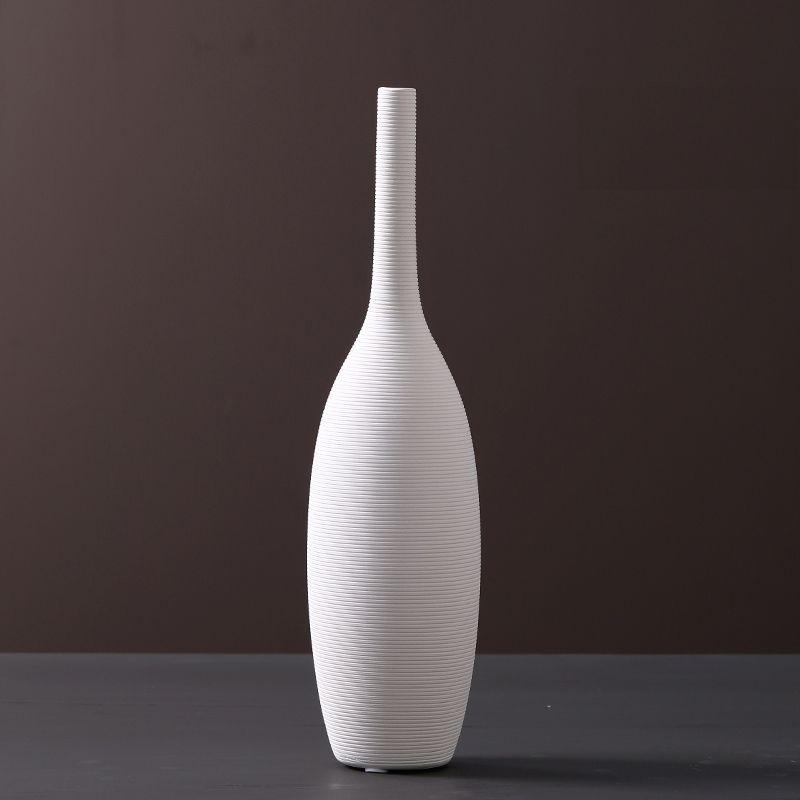 フラワーベース 花瓶 白 横縞模様 和モダン シンプル 陶磁器製 Aタイプ Cos4051c066 ノイシュタットyahoo 店 通販 Yahoo ショッピング