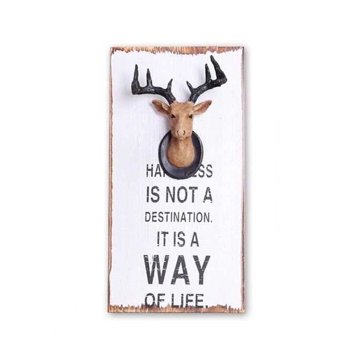 訳あり インテリアボード 立体的な鹿の頭付き ビンテージ風 大 Lci97c039 ノイシュタットyahoo 店 通販 Yahoo ショッピング