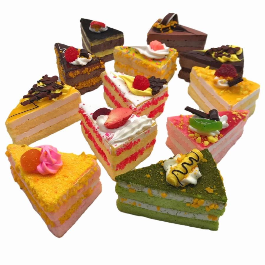 訳あり 食品サンプル カラフル 三角 ショートケーキ 12個セット Lci2638c066 ノイシュタットyahoo 店 通販 Yahoo ショッピング