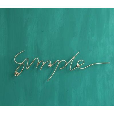 壁掛けオブジェ ワイヤー Simple 筆記体 ゴールド Moh0080c032 ノイシュタットyahoo 店 通販 Yahoo ショッピング