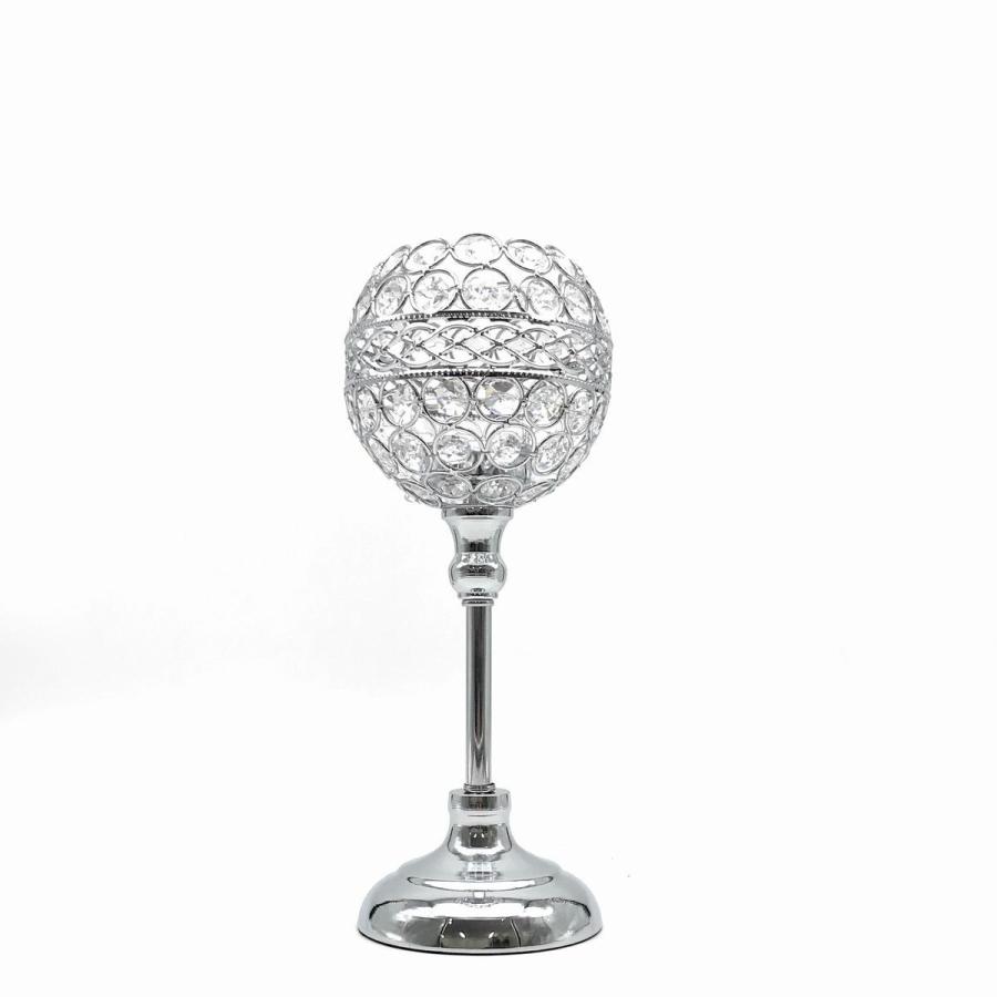 キャンドルホルダー ワイングラス風 クリスタル装飾 キラキラ シルバー 小 Mta0525c050 ノイシュタットyahoo 店 通販 Yahoo ショッピング